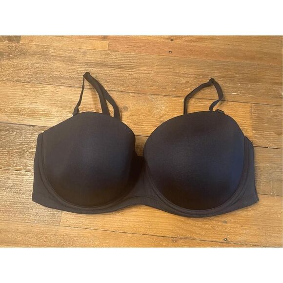 Wacoal 42D red carpet strapless underwire bra black convertible - Picture 7 of 7